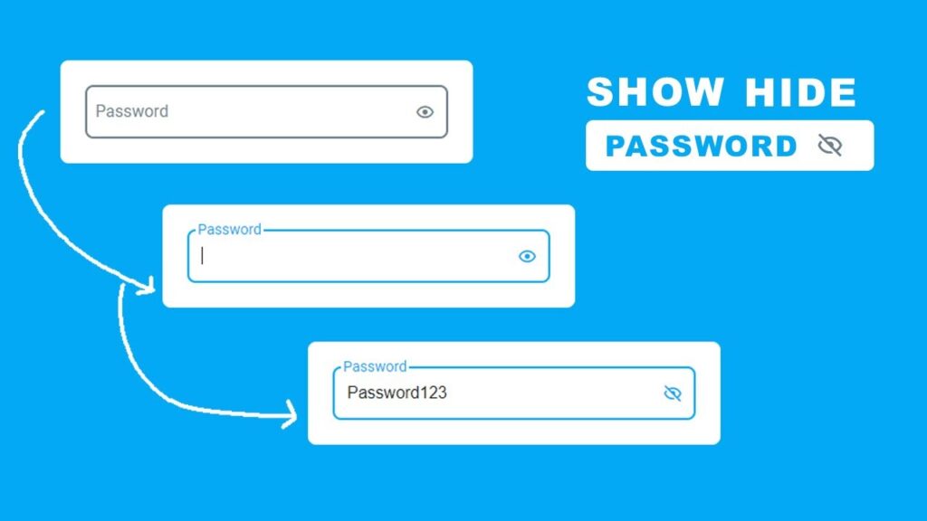 Floating Label Input with Password Toggle