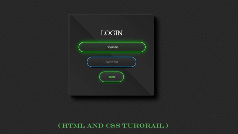 Beautiful Ui Form Html/css Responsive Login Page Design in HTML & CSS – Modern UI Tutorial